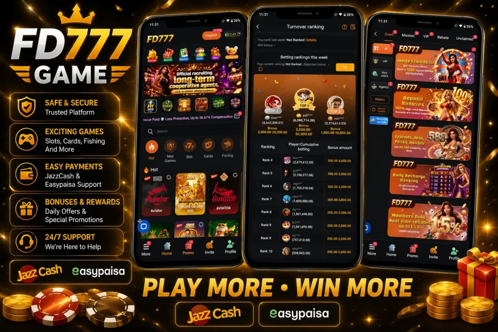FD777 Game APK Download Trending App In Pakistan