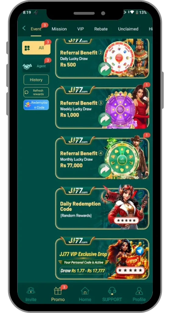 Install JJ77 Game APK on Android – Latest Version Download For Bonuses