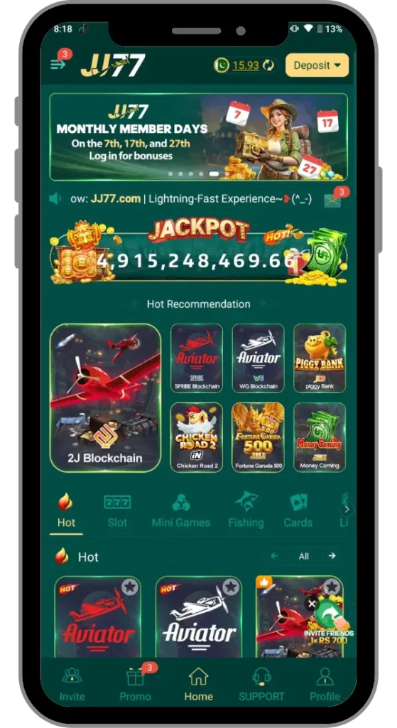 Get JJ77 Game Latest Version for Android in Pakistan