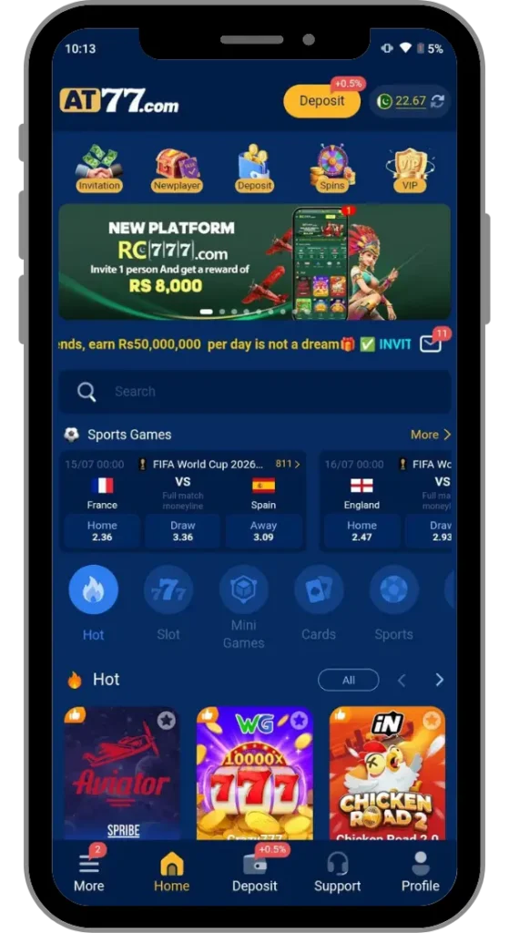 AT777 Game Online Casino new Updated