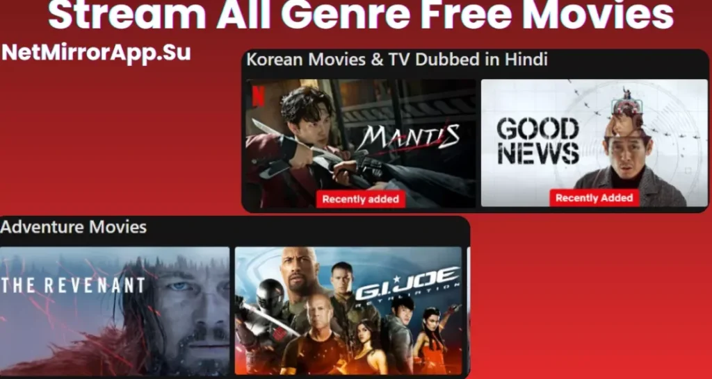 Download NETMIRROR APK latest version free safe download button